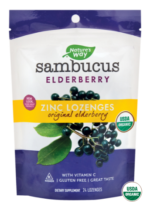 Sambucus Elderberry Zinc Lozenges (Organic), 24 Lozenges