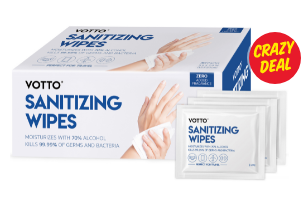 Sanitizing Wipes, 30 Packets