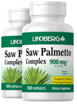 Saw Palmetto Complex, 900 mg (per serving), 100 Capsules, 2 Bottles