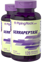 Serrapeptase, 120,000 SPU, 120 Quick Release Capsules, 2 Bottles
