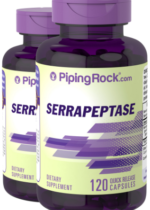 Serrapeptase, 120,000 SPU, 120 Quick Release Capsules, 2 Bottles