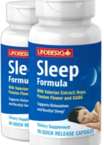 Sleep Formula with Valerian Plus, 90 Quick Release Capsules, 2 Bottles