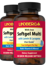 Softgel Multi with Lutein & Lycopene, 60 Softgels, 2 Bottles