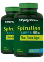 Spirulina, 500 mg, 300 Vegetarian Tablets, 2 Bottles