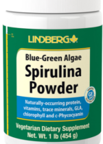 Spirulina (Blue-Green Algae) Powder, 1 lb (454 g) Bottle