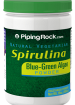 Spirulina Powder, 16 oz (454 g) Bottle