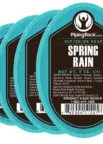 Spring Rain Glycerine Soap, 5 oz (141 g) Bar, 4 Bars