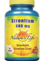 Strontium Citrate, 680 mg (per serving), 60 Tablets