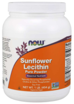 Sunflower Lecithin Powder (Non-GMO), 1 lb (454 g) Powder