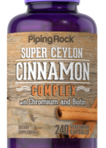 Super Ceylon Cinnamon Complex w/ Chromium & Biotin, 2500 mg (per serving), 240 Quick Release Capsules