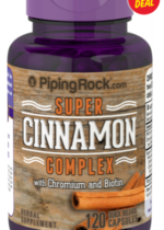Super Cinnamon Complex w/ Chromium & Biotin, 2500 mg (per serving), 120 Quick Release Capsules