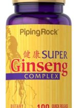 Super Ginseng Complex Plus Royal Jelly, 100 Quick Release Capsules