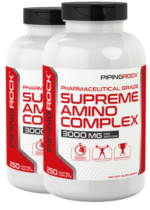 Supreme Amino Complex, 3000 mg (per serving), 250 Coated Caplets, 2 Bottles