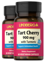 Tart Cherry with Turmeric, 900 mg, 60 Vegetarian Capsules, 2 Bottles