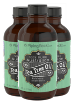 Tea Tree Pure Austrailian Essential Oil (GC/MS Tested), 4 fl oz (118 mL) Bottles, 3 Bottles