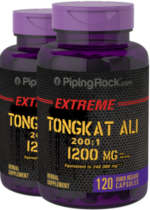 Tongkat Ali Longjack, 1200 mg (per serving), 120 Quick Release Capsules, 2 Bottles