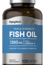 Triple Strength Omega-3 Fish Oil 1,360 mg (with Omega-3), 100 Quick Release Softgels