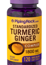 Turmeric Ginger Complex Standardized, 1800 mg (per serving), 120 Quick Release Softgels