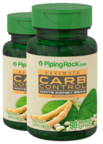 Ultimate Carb Control White Kidney Bean, 6000 mg, 90 Quick Release Capsules, 2 Bottles