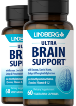 Ultra Brain Support, 60 Vegetarian Capsules, 2 Bottles