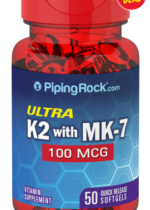 Ultra K2 with MK-7, 100 mcg, 50 Quick Release Softgels