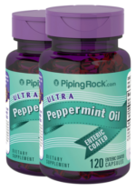Ultra Peppermint Oil (Enteric Coated), 50 mg, 120 Quick Release Softgels, 2 Bottles
