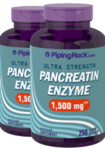 Ultra Strength Pancreatin Enzyme, 1500 mg, 250 Coated Caplets, 2 Bottles