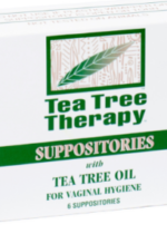 Vaginal Suppositories with Tea Tree Oil, 6 Suppositories