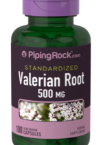 Valerian Root Standardized Extract, 500 mg, 100 Vegetarian Capsules