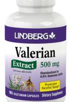 Valerian Standardized Extract, 500 mg, 180 Vegetarian Capsules