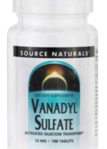 Vanadyl Sulfate, 10 mg, 100 Tablets