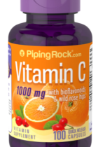 Vitamin C 1000 mg with Bioflavonoids & Rose Hips, 100 Quick Release Capsules