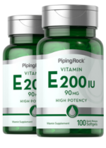 Vitamin E, 200 IU, 100 Quick Release Softgels, 2 Bottles