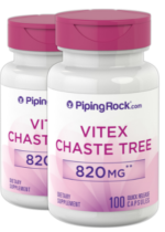 Vitex (Chasteberry Fruit), 820 mg, 100 Quick Release Capsules, 2 Bottles