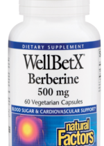 WellBetX Berberine, 500 mg, 60 Vegetarian Capsules