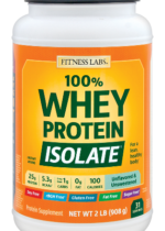 Whey Protein Isolate (Unflavored & Unsweetened), 2 lb (908 g)