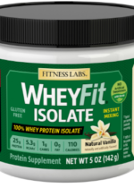 Whey Protein Isolate WheyFit (Natural Vanilla) (Trial Size), 5 oz (142 g)
