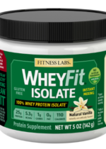 Whey Protein Isolate WheyFit (Natural Vanilla) (Trial Size), 5 oz (142 g)