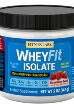 Whey Protein Isolate WheyFit (Strawberry Swirl) (Trial Size), 5 oz (142 g)