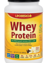 Whey Protein Powder (Natural Vanilla), 2 lb (908 g) Bottle
