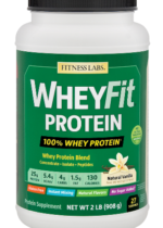 WheyFit Protein (Natural Vanilla), 2 lb (908 g) Bottle