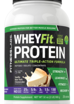 WheyFit Protein (Vanilla New York Cheesecake), 2 lb (908 g) Bottle