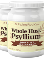 Whole Husk Psyllium, 20 oz (567 g) Bottle, 2 Bottles