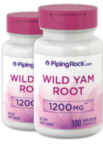 Wild Yam Root, 1200 mg, 100 Quick Release Capsules, 2 Bottles
