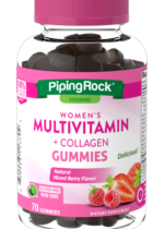 Women's Multivitamin & Collagen Gummies (Natural Mixed Berry), 70 Gummies