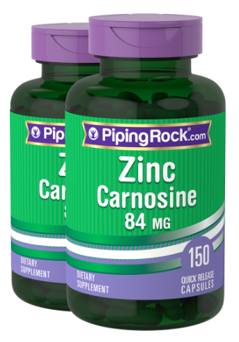 Zinc Carnosine, 84 mg, 150 Quick Release Capsules, 2 Bottles