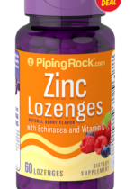 Zinc Lozenges with Echinacea & C (Natural Berry Flavor), 60 Lozenges